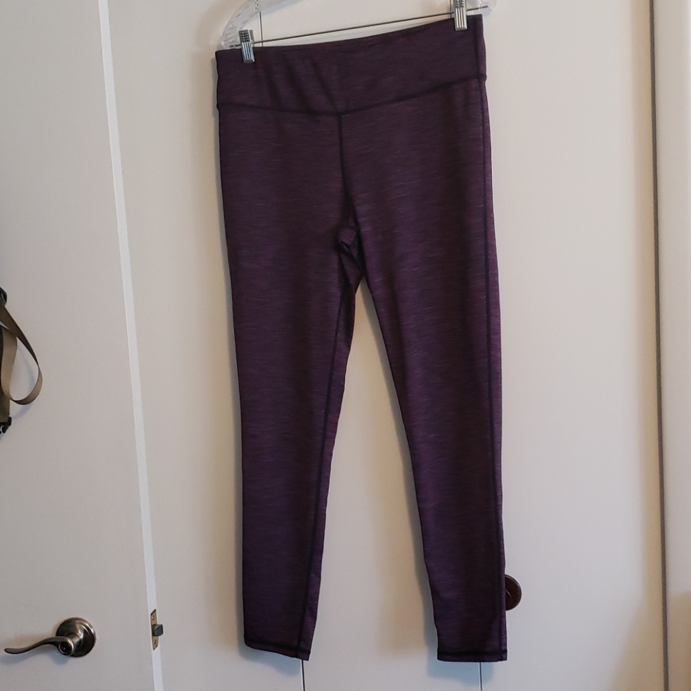 Purple exercise leggings, XXL